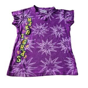 American Crown Mardi Gras Girl shirt L10/12